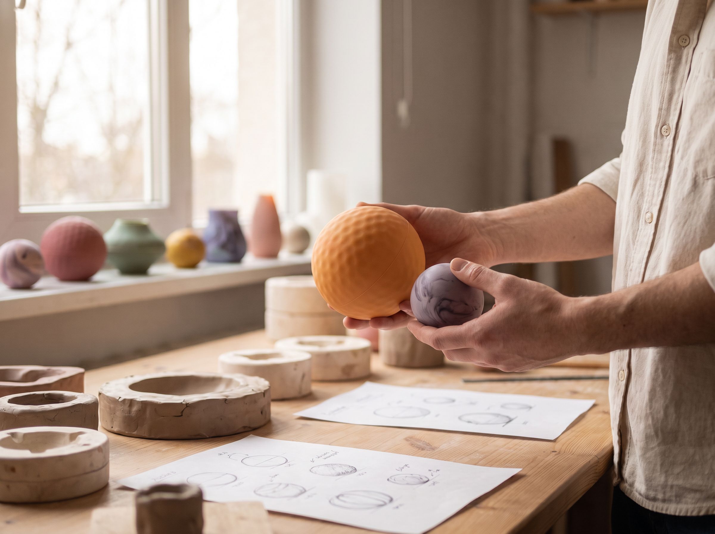 Balles sensorielles en silicone