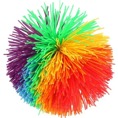 balle multicolore plastique