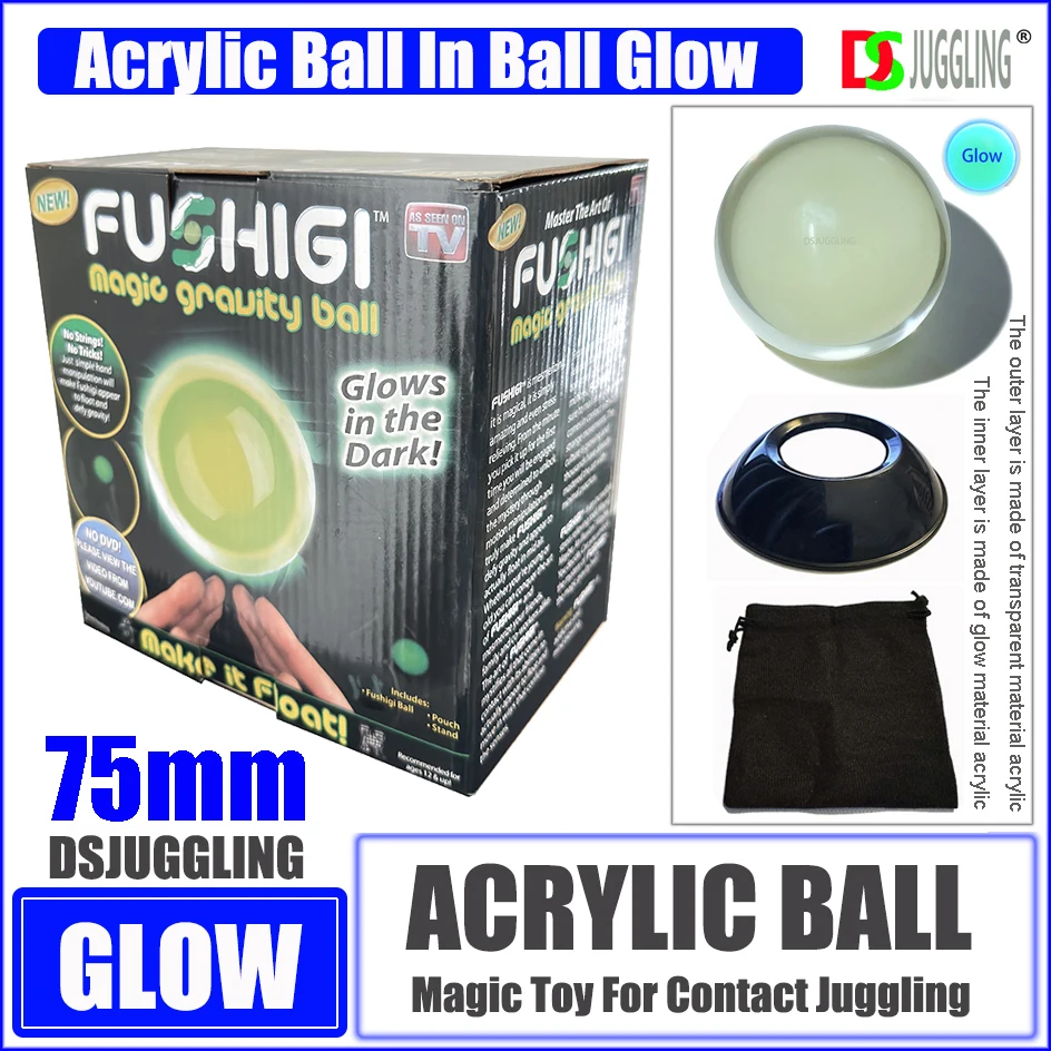 balle acrylique lumineuse